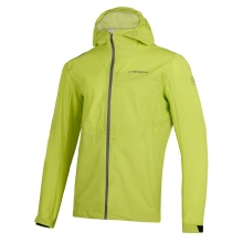 La Sportiva hiking jacket Discover 2.5-layer (environmentally friendly, laser-cut underarm ventilation) lime yellow men